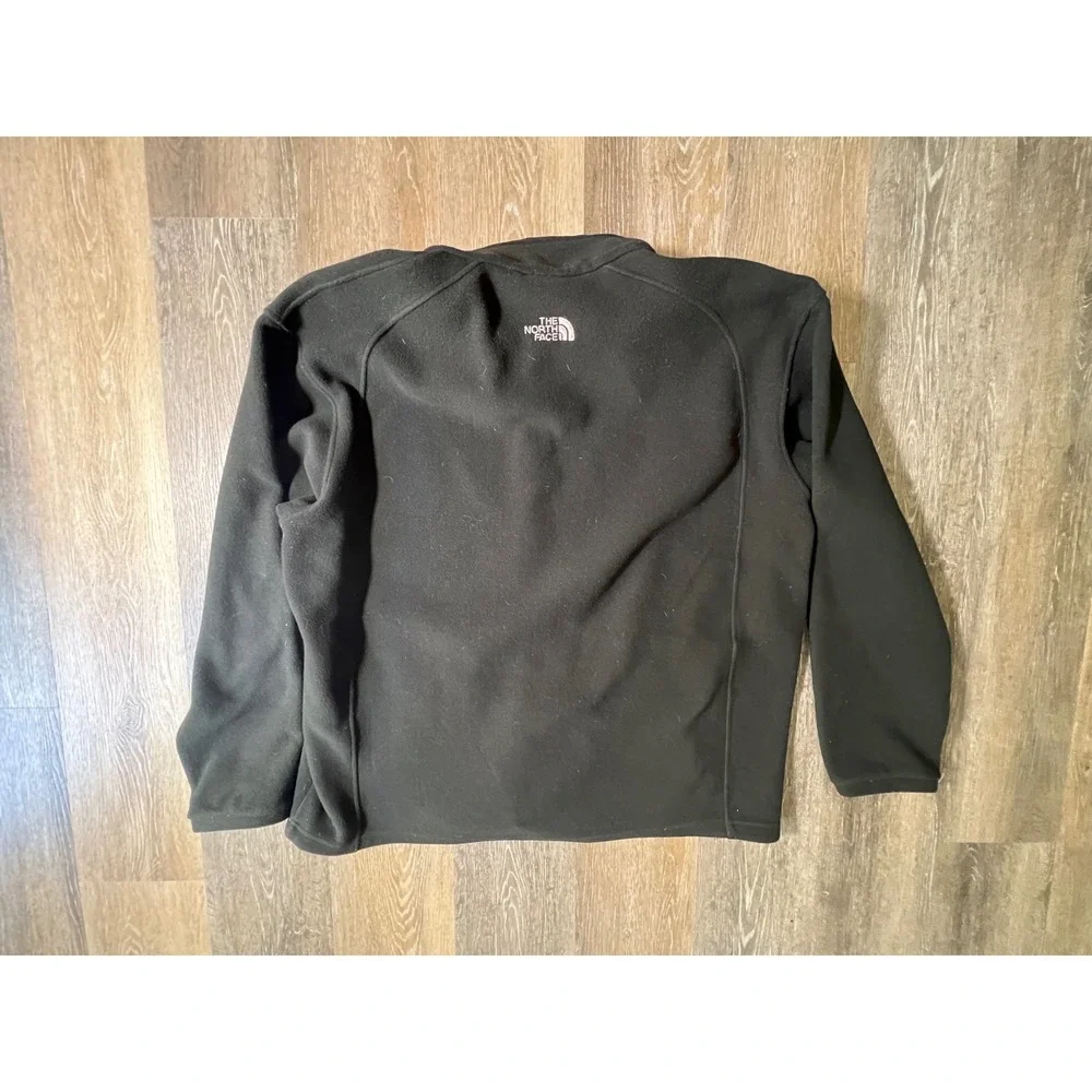 The North‎ Face Fleece Jacket Mens XXL Black Full Zip Midweight Gorpcore Outdoor